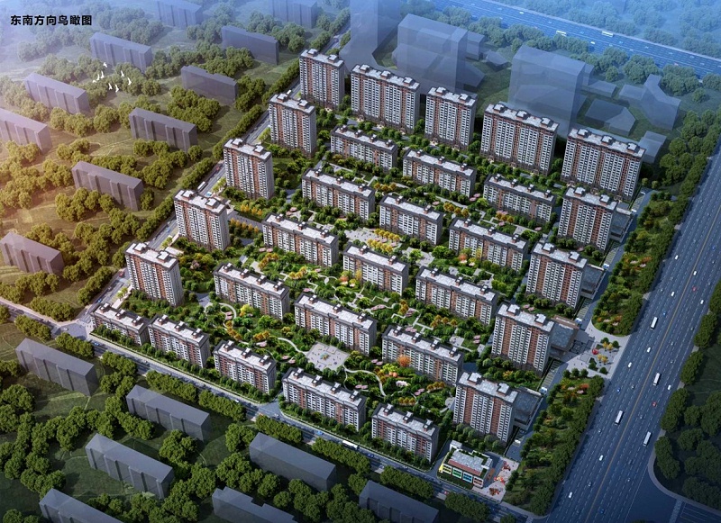 科洛結構自防水案例-方正園鳥瞰圖