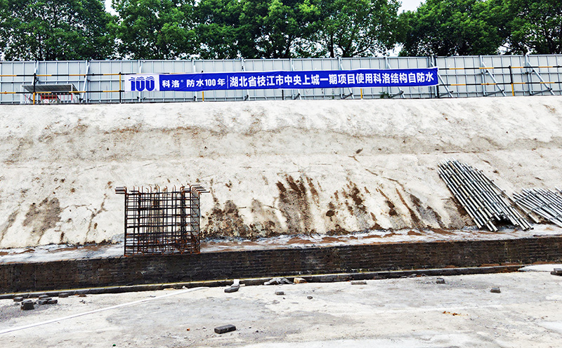 中央上城應用科洛結構自防水技術800