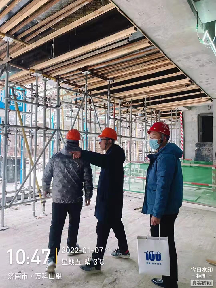 結構自防水技術現場