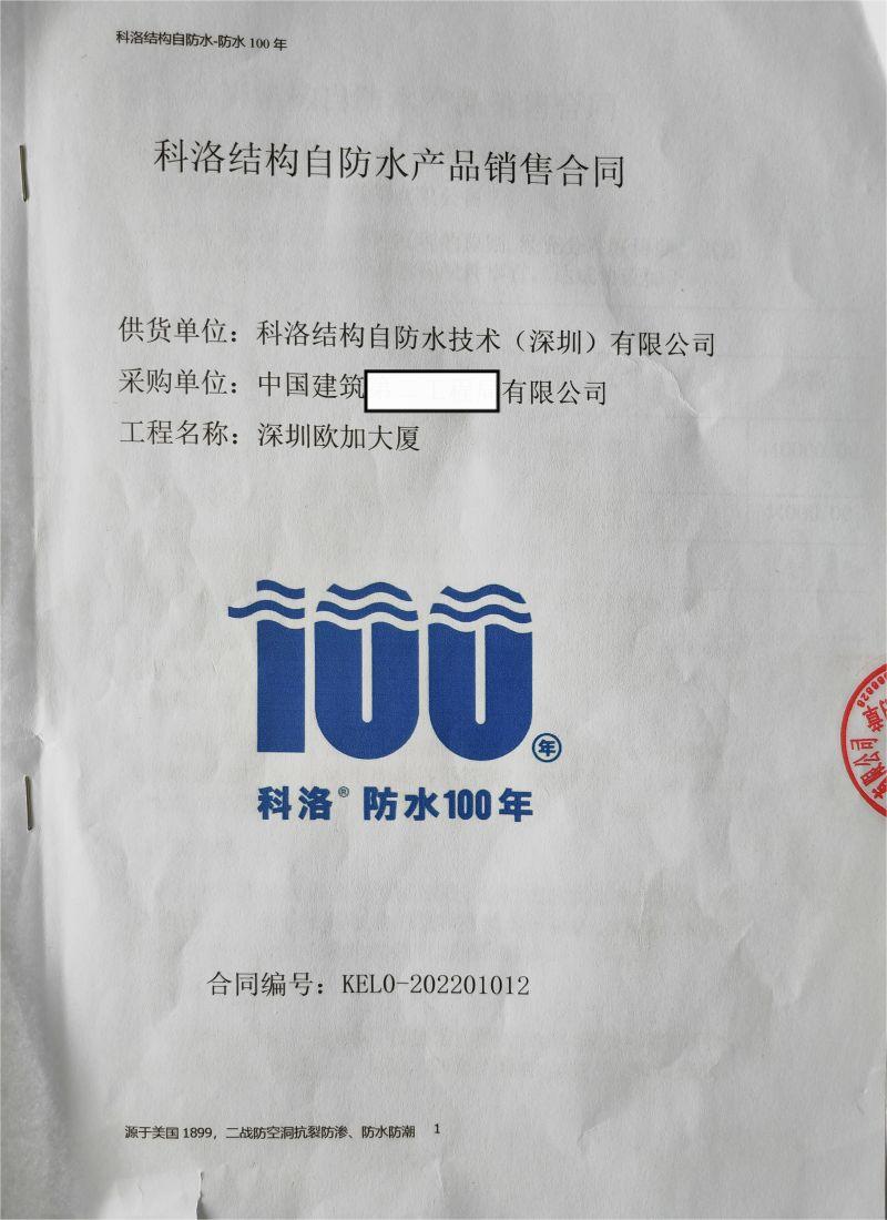 結構自防水案列